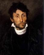 Theodore   Gericault Portrait of a Kleptomaniac oil painting